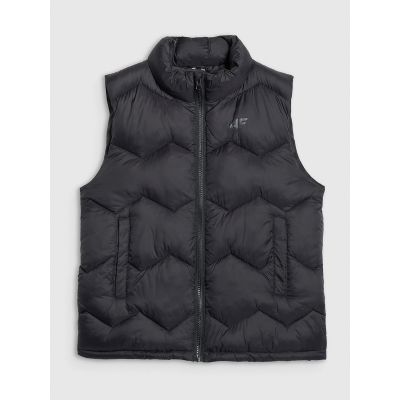 7. Boy's down vest with synthetic filling 4F 4FJRAW25TVJAM325-20S