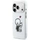 2. Karl Lagerfeld Karl & Choupette Back MagSafe Case for iPhone 17 Pro - Clear