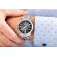 4. Giewont Elegance Sapphire Silver Black Men's Watch GW5160-B2