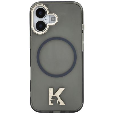 3. Karl Lagerfeld IML K Head Logo MagSafe Case for iPhone 17 - Black