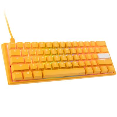 12. Ducky One 3 MINI Yellow GATA-1746 RGB LED gaming keyboard - MX-Clear (US)