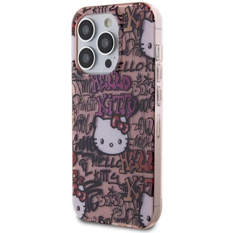 2. Hello Kitty IML Tags Graffiti case for iPhone 13 Pro / 13 - pink