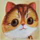 7. Nimmy Big Eyed Pet 2.0 Cat Case for iPhone 15 Pro - Green