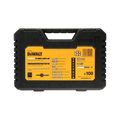 4. DT71563 DEWALT 100-piece drill bit set