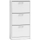 2. PAULA WHITE SHOE CABINET