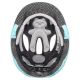 4. Uvex oyo style flowers cyan matt children's bike helmet 50-54