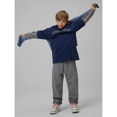 3. Boy's loose T-shirt with print 4F 4FJRSS26TTSHM3465-31S