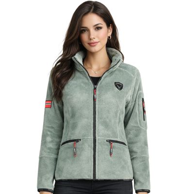 5. Geographical Norway Women's Fleece Tisaline Almond Green Db Lady 047-1 Almond green (WZ7987F/GN-ALMOND GREEN)