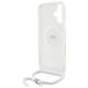 6. Karl Lagerfeld Crossbody IML Karl Head Magsafe Case for iPhone 16 - Clear