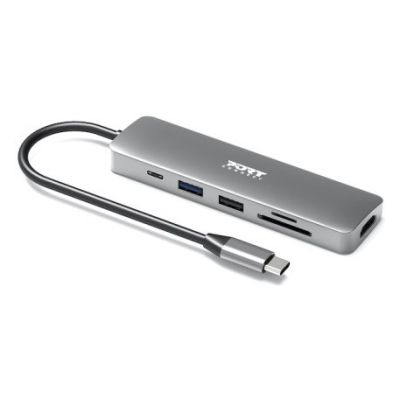 3. Port Designs 900162 USB Type-C Hubs and Concentrators Silver