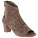 Women's open-toe brown ankle boots M.Daszyński MR1954-23