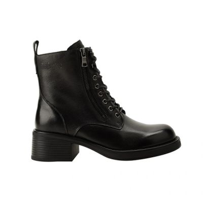 Lee Cooper women's shoes ankle boots black zipper ankle boots natural leather