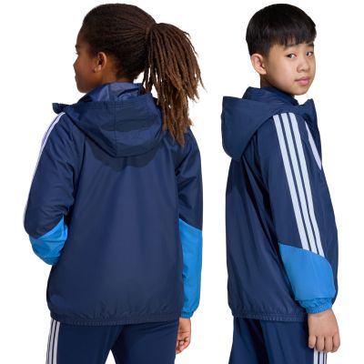 10. adidas Tiro 26 Competition All Weather Kids Jacket Blue JL7300