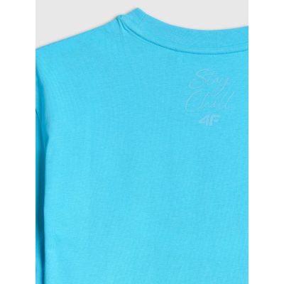 7. Men's regular printed T-shirt 4F 4FRSS26TTSHM4305-33S
