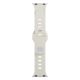 10. 3mk Silicone Watch Strap for Apple Watch 38/40/41 mm - white