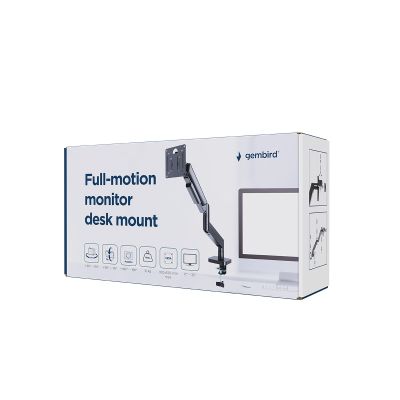 5. GEMBIRD ADJUSTABLE DESK ARM/MONITOR HOLDER 17-32 LOAD UP TO 10 KG