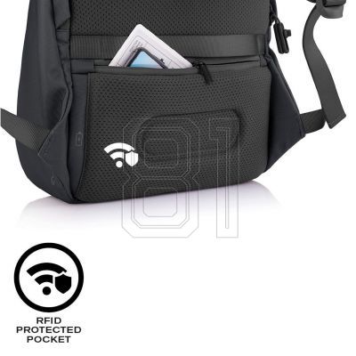 31. XD DESIGN ANTI-THEFT BACKPACK BOBBY SOFT BLACK P/N: P705.791