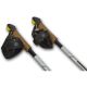 2. NORDIC WALKING POLES BEST SPORTING 1-SECTION CARBON LENGTH 125CM