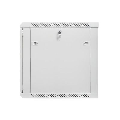 5. Lanberg WF01-6612-10S rack cabinet (12U; 635mm / 600mm / 600 mm; wall-mounted; Glass; 19''; gray)