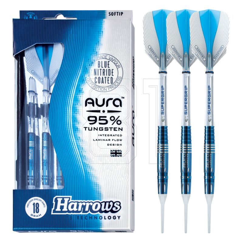 8. Darts Harrows Aura 95% Softip HS-TNK-000013240
