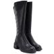 4. Women's leather ankle boots, black, Vinceza FIO27-67056