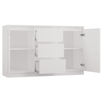 COSTA chest of drawers 1D3S+2D3S white