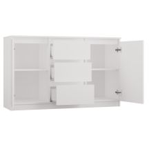 COSTA chest of drawers 1D3S+2D3S white