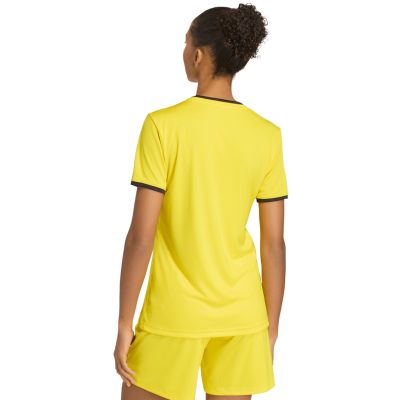 3. adidas Entrada 26 Jersey Women's T-Shirt Yellow JZ2493