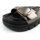 6. Lee Cooper shoes women's slippers silver comfortable platform fashionable