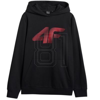 2. Men's sweatshirt 4F M1766 deep black 4FWMM00TSWSM1766 020S