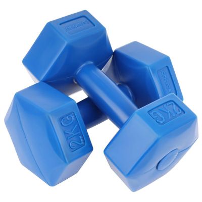 6. EB FIT composite dumbbell set 2x2kg blue 1027029