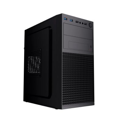 GEMBIRD FORNAX K300 MINI-TOWER CASE (2X USB 3.0, 2X USB 2.0, HD AUDIO) BLACK