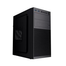GEMBIRD FORNAX K300 MINI-TOWER CASE (2X USB 3.0, 2X USB 2.0, HD AUDIO) BLACK