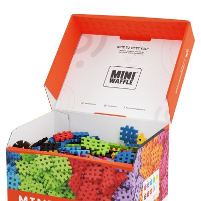 5. MARIOINEX Mini Waffle Blocks, 500 pieces