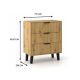 4. SCANDI 3S SLIM CHEST OF DRAWERS, ARTISAN OAK