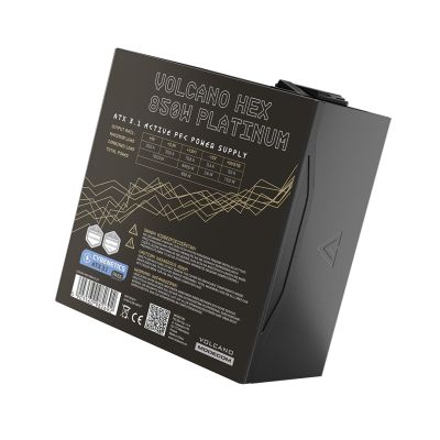 6. MODECOM VOLCANO HEX 850W PLATINUM ATX 3.1 POWER SUPPLY