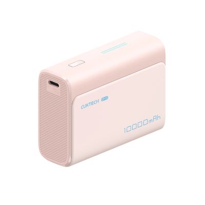 Powerbank Cuktech CP13 30W 10000mAh USB-C + USB-A - pink