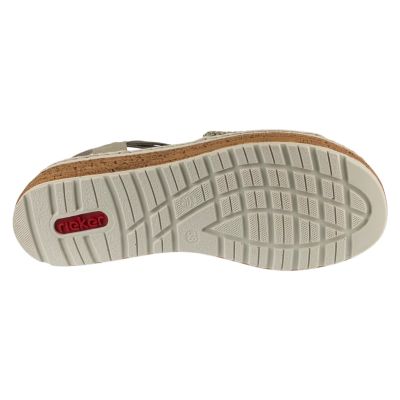 4. Rieker Sandals 62741-52 Green 37