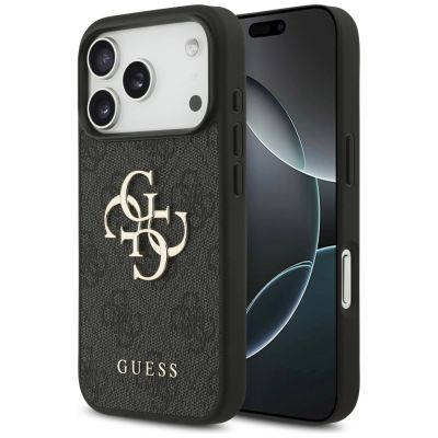 Guess 4G Big Logo Case for iPhone 17 Pro - Black