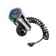3. Joyroom JR-CL07 72W 3-in-1 Car Charger with 1.6m USB-C Cable – Black