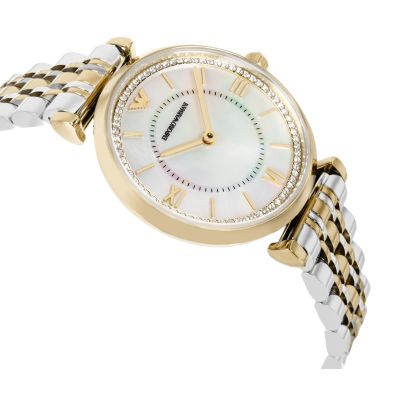 3. Emporio Armani Gianni T-Bar Women's Watch Gift Set AR80086SET + BOX
