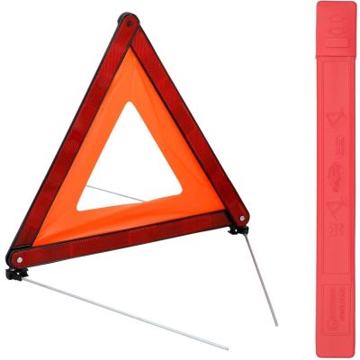 WARNING TRIANGLE WITH DUNLOP CASE