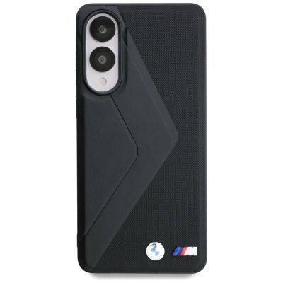 3. BMW Leather Oversized Stripes MagSafe case for Samsung Galaxy S25 Edge - black