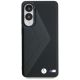 3. BMW Leather Oversized Stripes MagSafe case for Samsung Galaxy S25 Edge - black