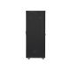 4. LANBERG FLOOR RACK CABINET 19" 42U 800X1000 GLASS DOOR LCD BLACK FF01-8042-12BL (FLAT PACK)