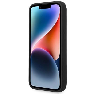 5. Karl Lagerfeld Silicone Karl's Head MagSafe case for iPhone 14 Plus - black