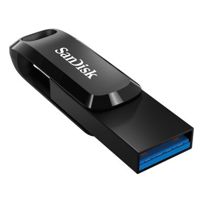 9. SanDisk Ultra Dual GO SDDDC3-128G-G46 pendrive (128GB; USB 3.0, USB-C; black)