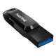 9. SanDisk Ultra Dual GO SDDDC3-128G-G46 pendrive (128GB; USB 3.0, USB-C; black)
