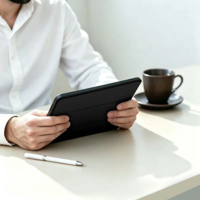 8. Tech-Protect SmartCase Pen case for Xiaomi Redmi Pad 2 9.7" - black