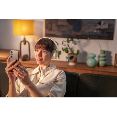 3. Philips TAH3209BG/00 Headphones/Headset Wireless Headband Calls/Music Bluetooth Beige